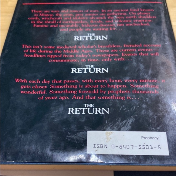 The Return by Mike Evans Hardcover - Picture 5 of 9